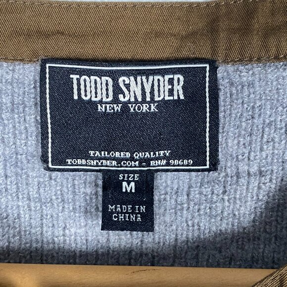 Todd Snyder Classic Henley Shirt Women's Size Medium - Picture 3 of 5